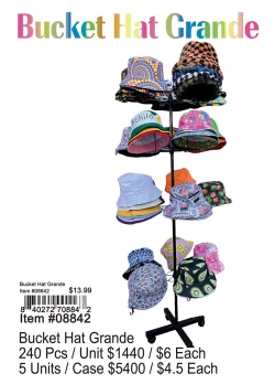 Bucket Hat Grande 240 Pcs.